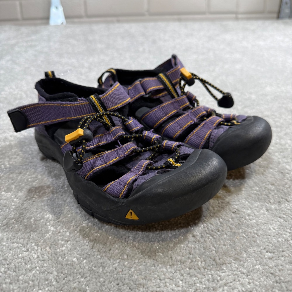 KEEN Newport H2 Waterproof Sandals Purple Yellow Hiking Shoes Size 2 Gorpcore
